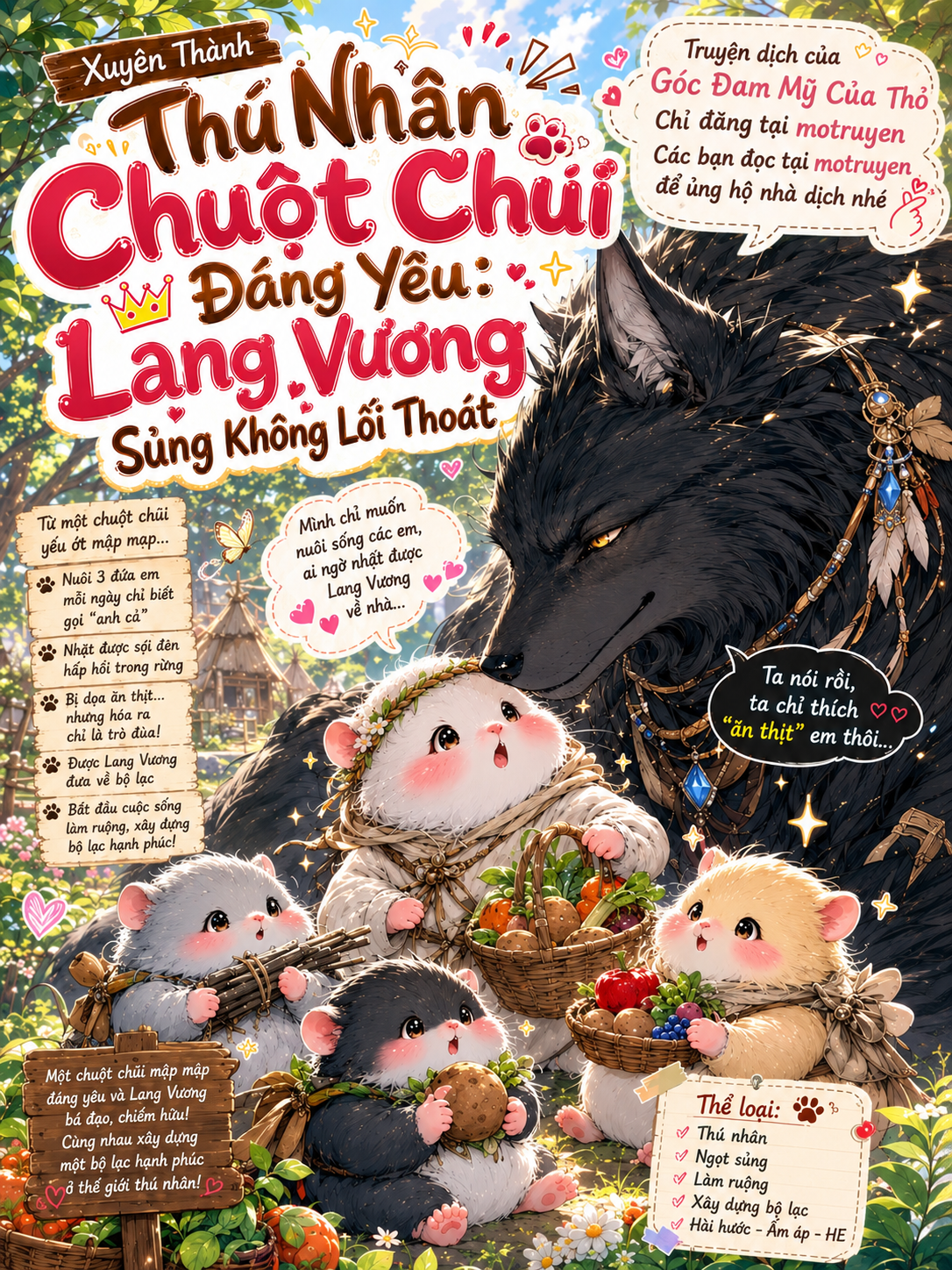[Đam Mỹ] Xuyên Thành Thú Nhân Chuột Chũi Đáng Yêu: Lang Vương Sủng Không Lối Thoát